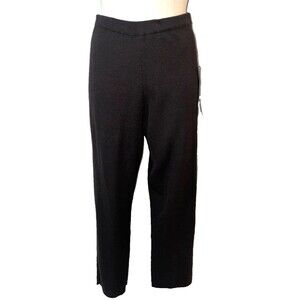 Josephine Chaus Vintage NWT Women’s Brown Knit Pull On Wide Leg Pants size L